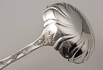 Tiffany Sterling Silver Indian Chrysanthemum Soup Ladle
